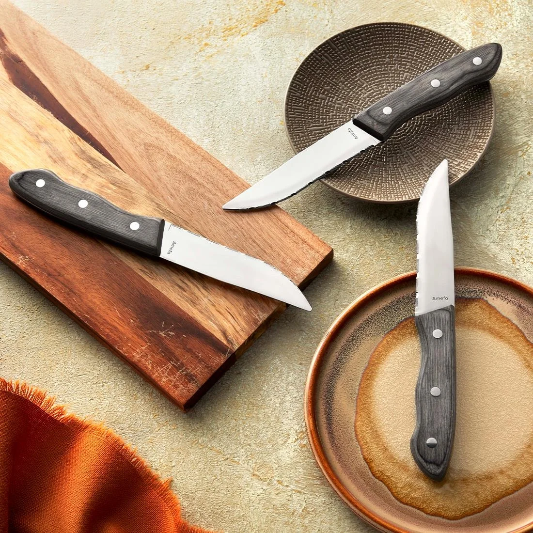 Amefa Hercule Jumbo Steak Knife (6 Pack) - Image 3