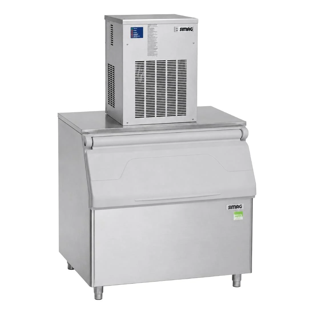 SIMAG Flake Ice Machine SPH 605 with R300 Ice Bin