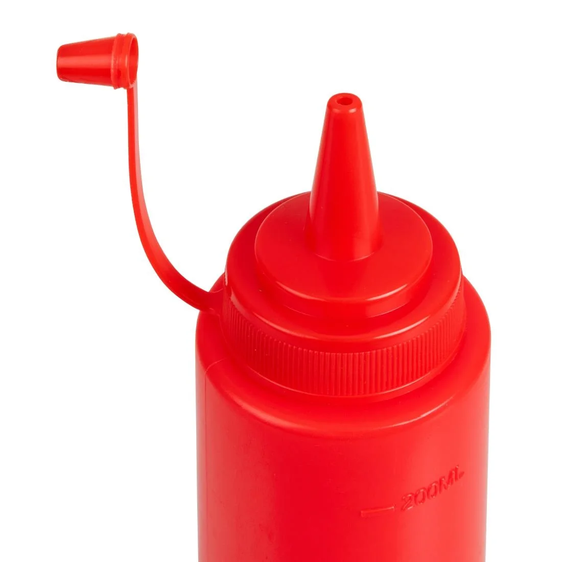 Vogue Red Squeeze Sauce Bottle 8oz - Image 4