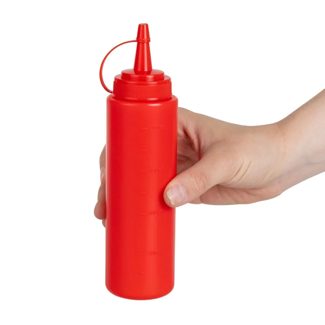 Vogue Red Squeeze Sauce Bottle 8oz - Image 6