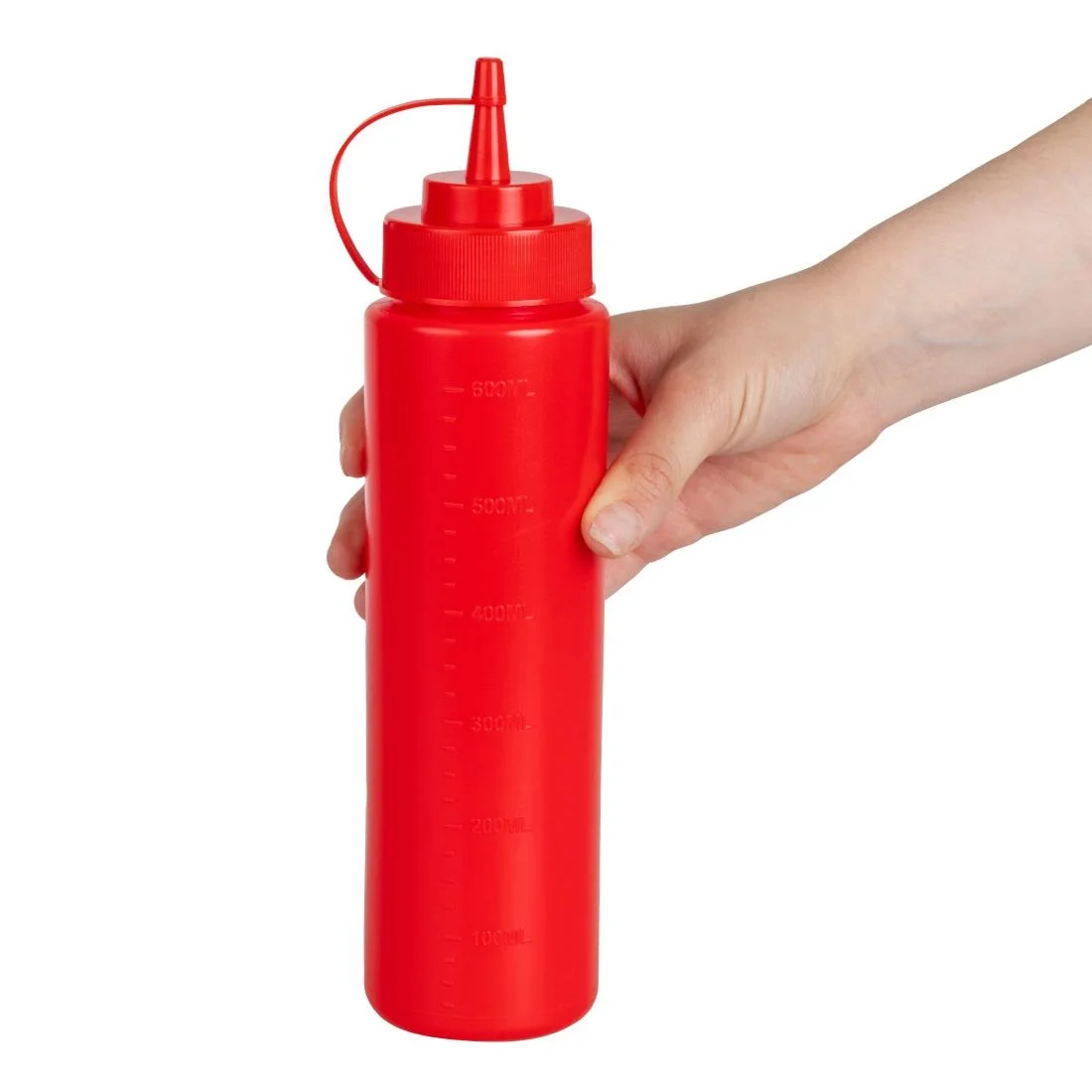 Vogue Red Squeeze Sauce Bottle 24oz - Image 6