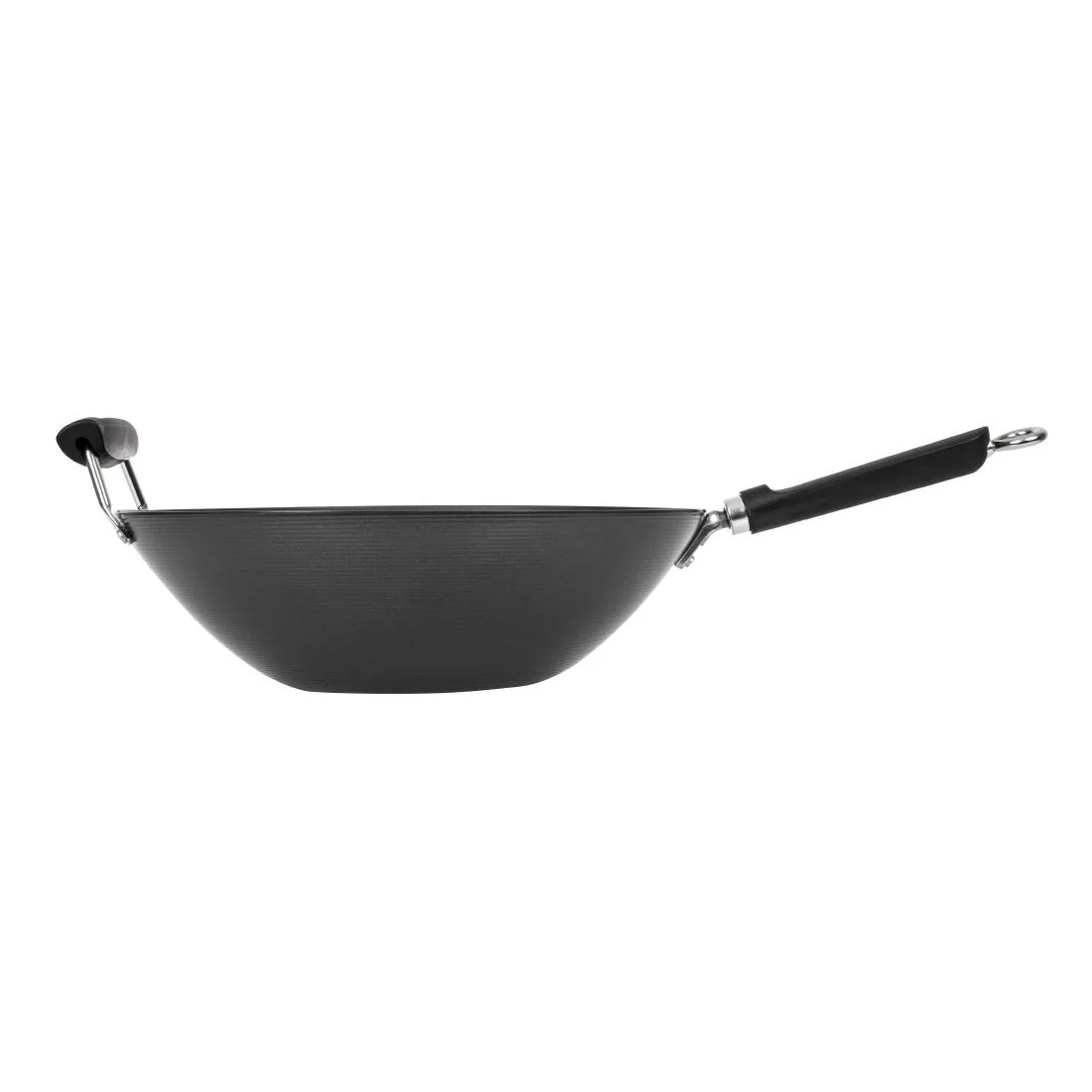 Kitchen Craft Non Stick Flat Base Wok 356mm - Image 2