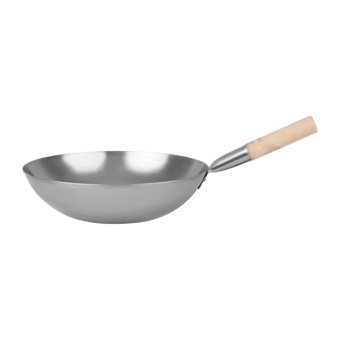 Vogue Mild Steel Wok Flat Base 356mm - Image 2