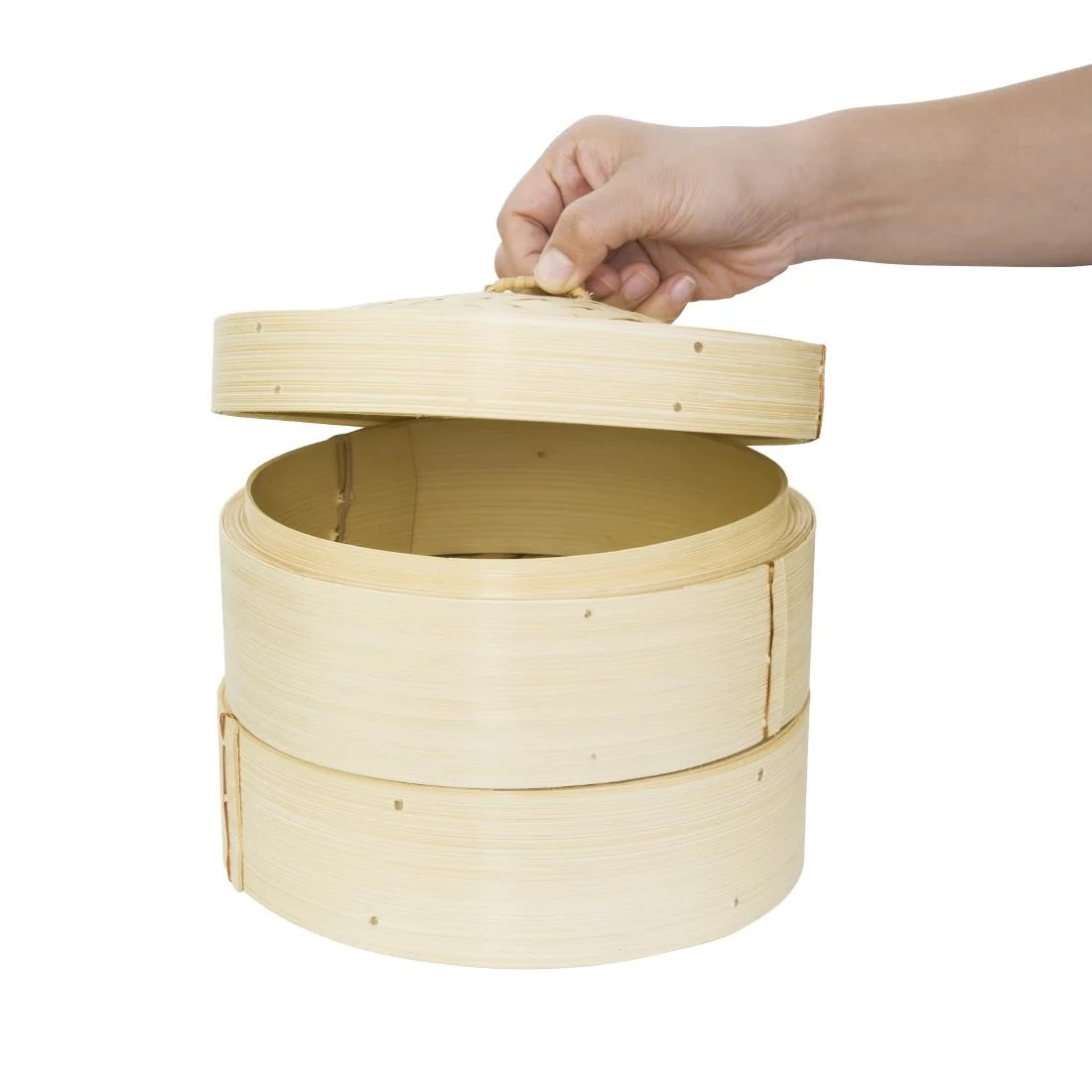 Vogue Bamboo Food Steamer 203mm - Image 2