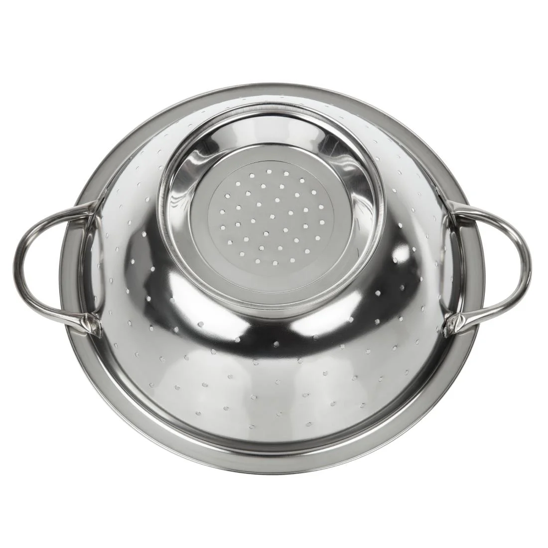 Vogue Stainless Steel Colander 10" - Image 4