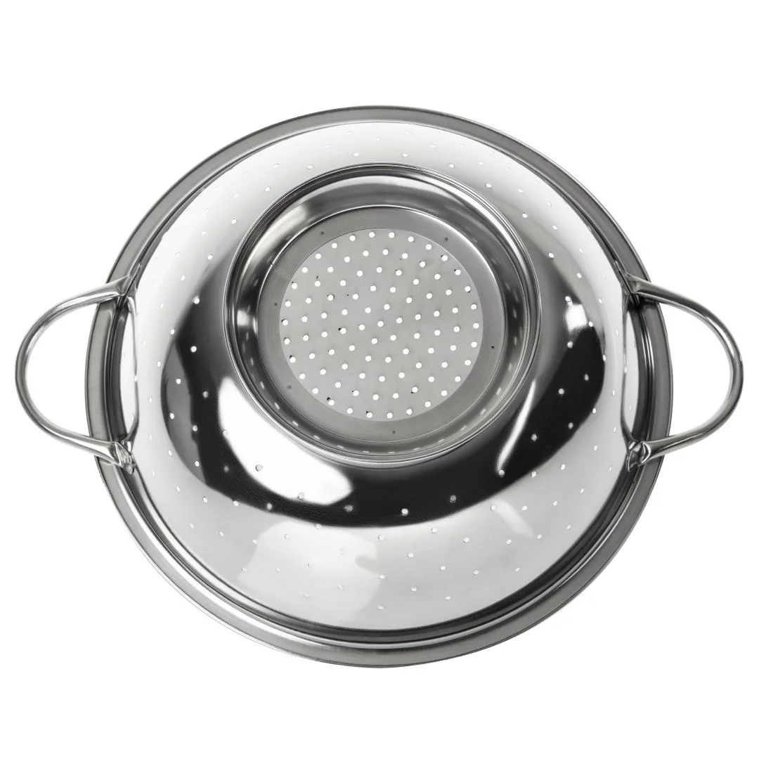 Vogue Stainless Steel Colander 12" - Image 4