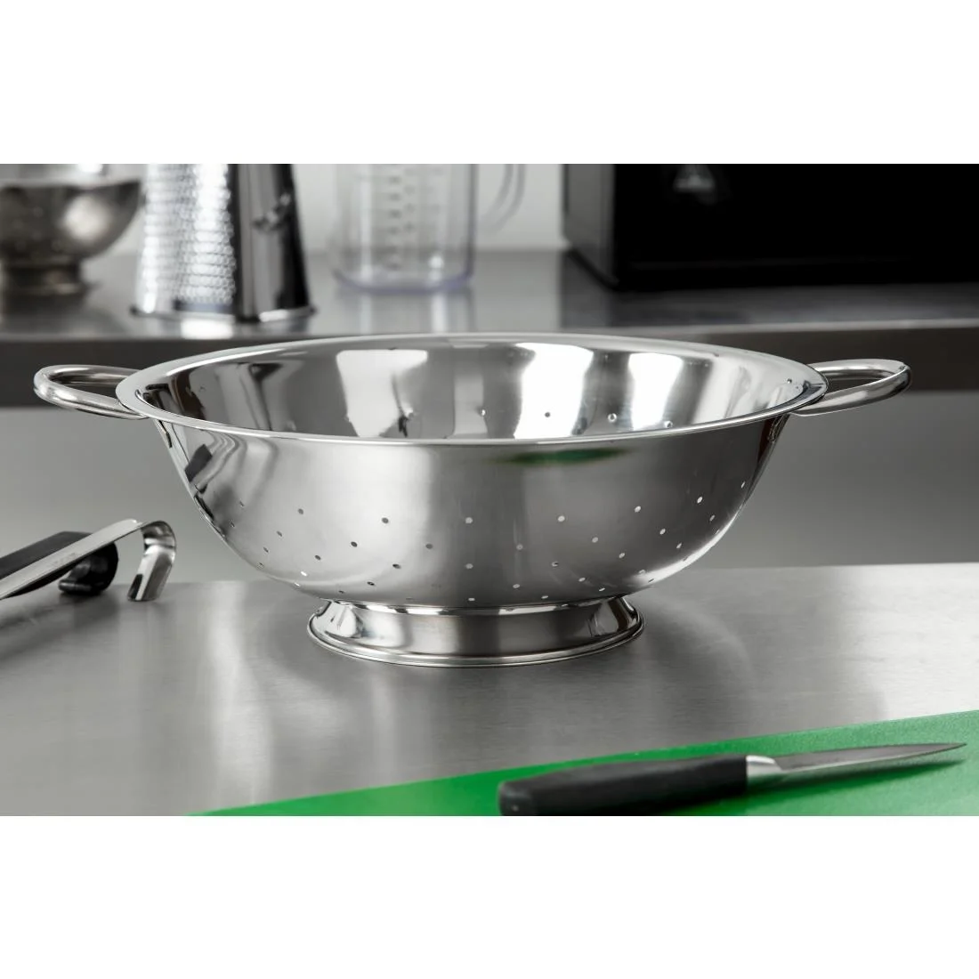 Vogue Stainless Steel Colander 12" - Image 6