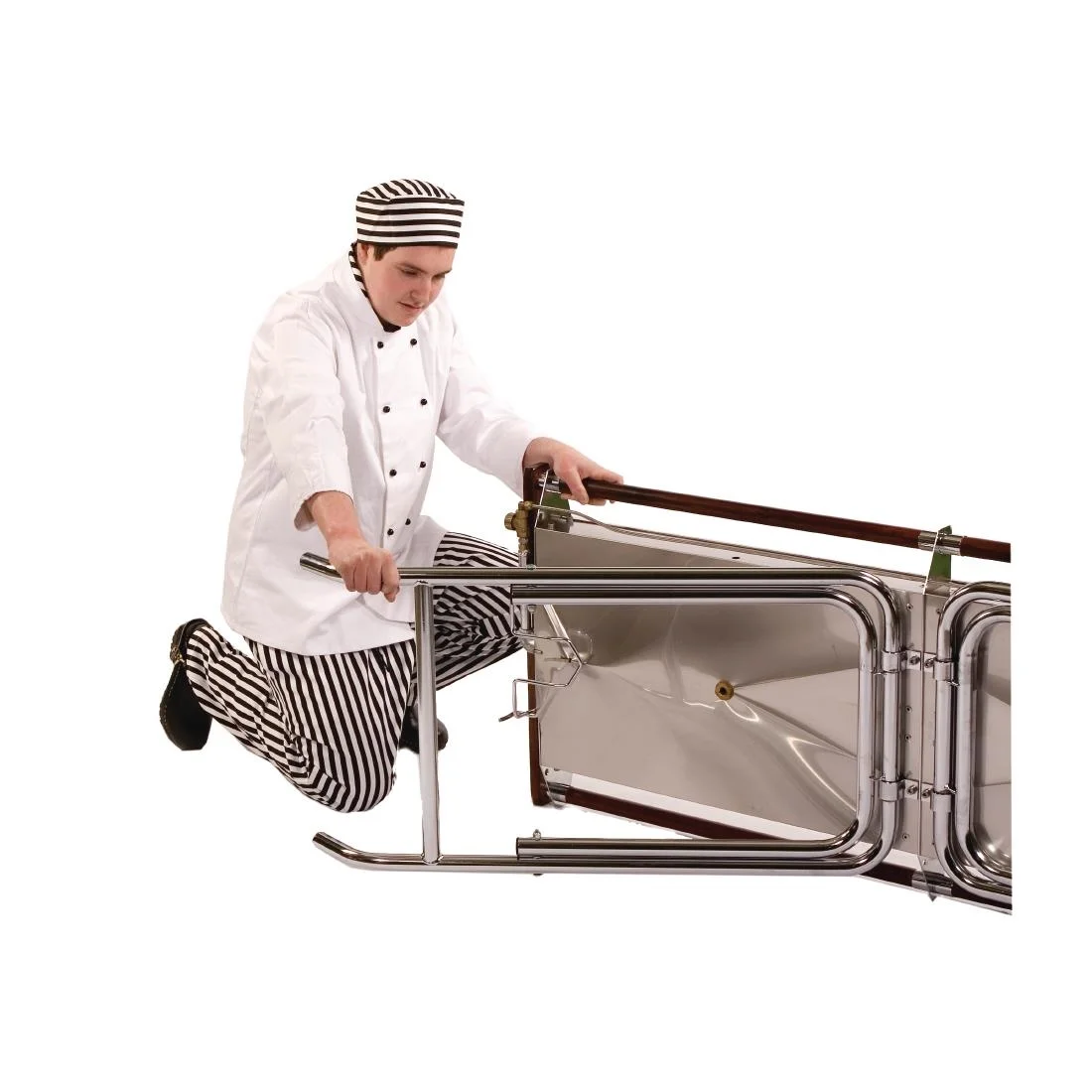 Cinders Propane Gas Barbecue Slimfold TG160 - 1,000 Burgers Per Day Capacity - Image 4