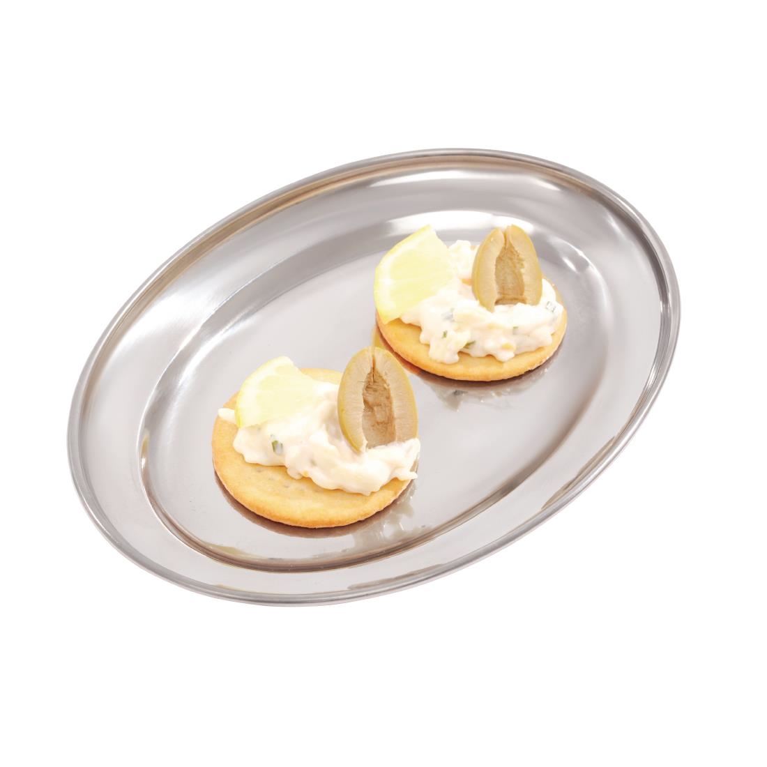 Oval Serving Tray 8in