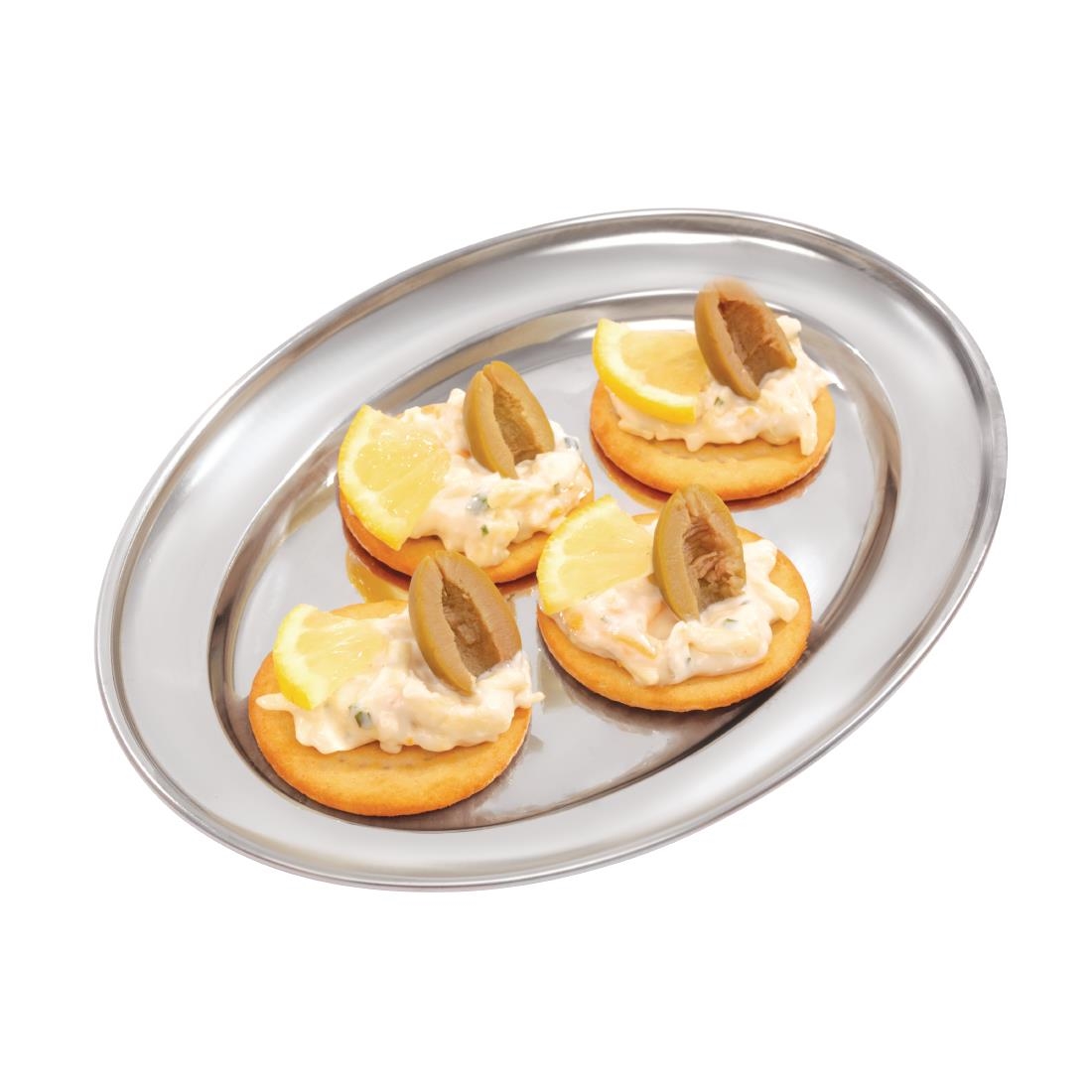 Oval Serving Tray 9in