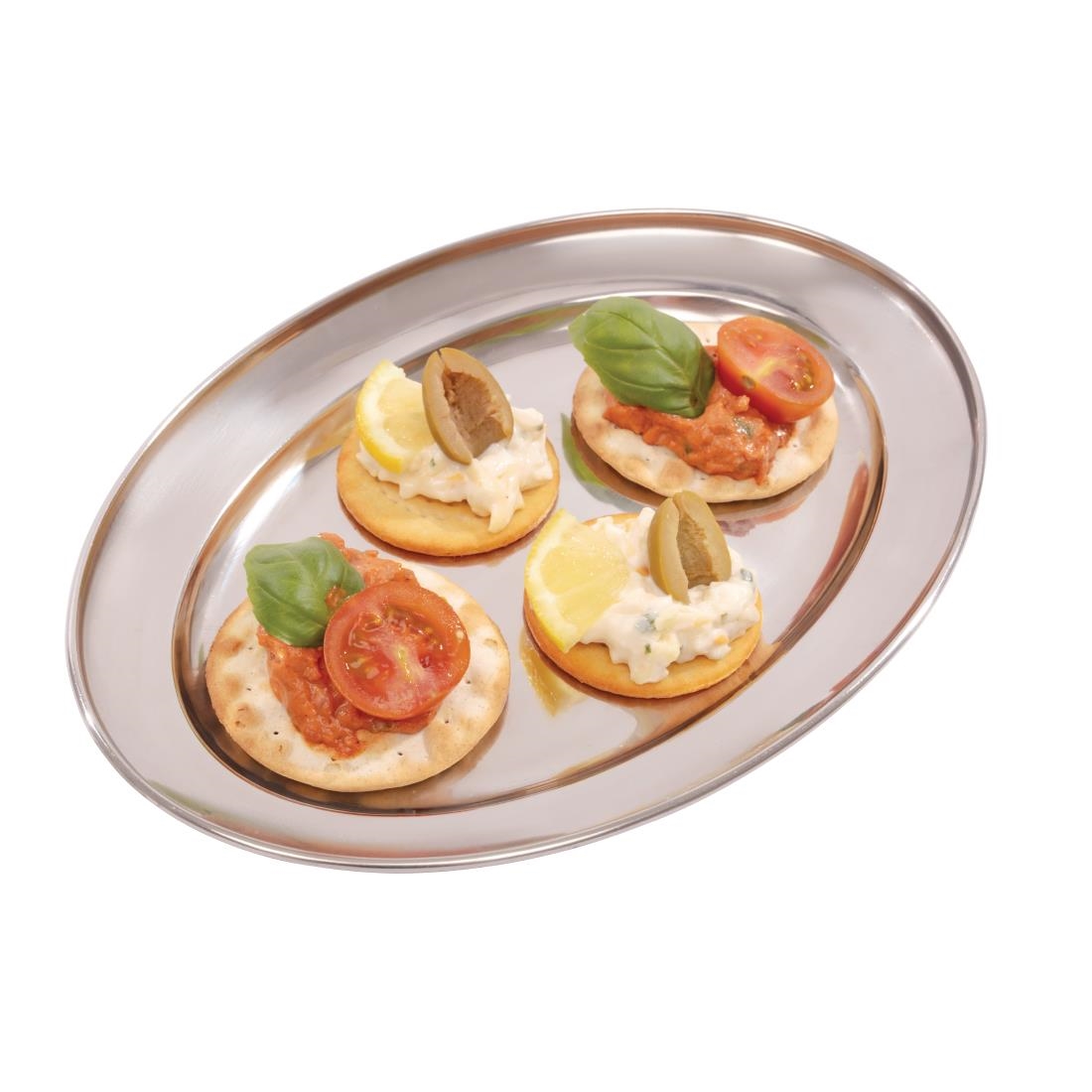Oval Serving Tray 10in