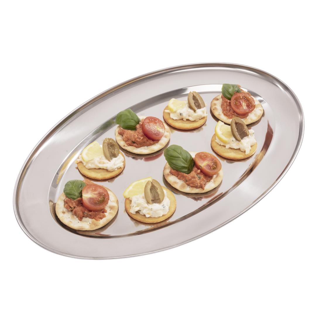 Oval Serving Tray 16in