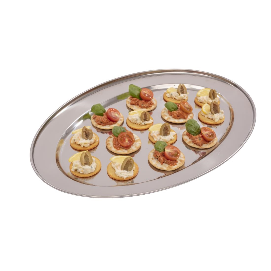 Oval Serving Tray 20in