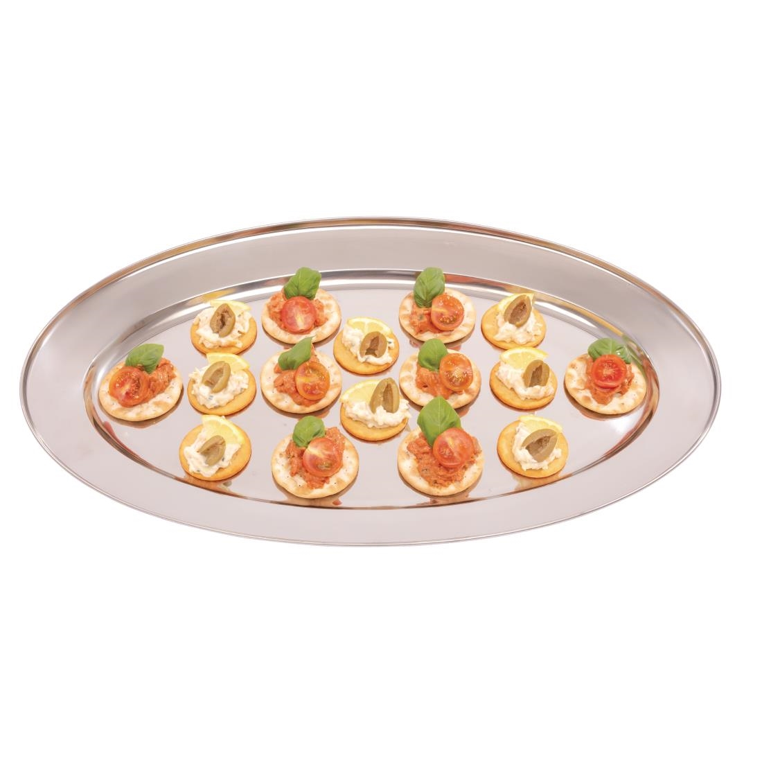 Oval Serving Tray 22in