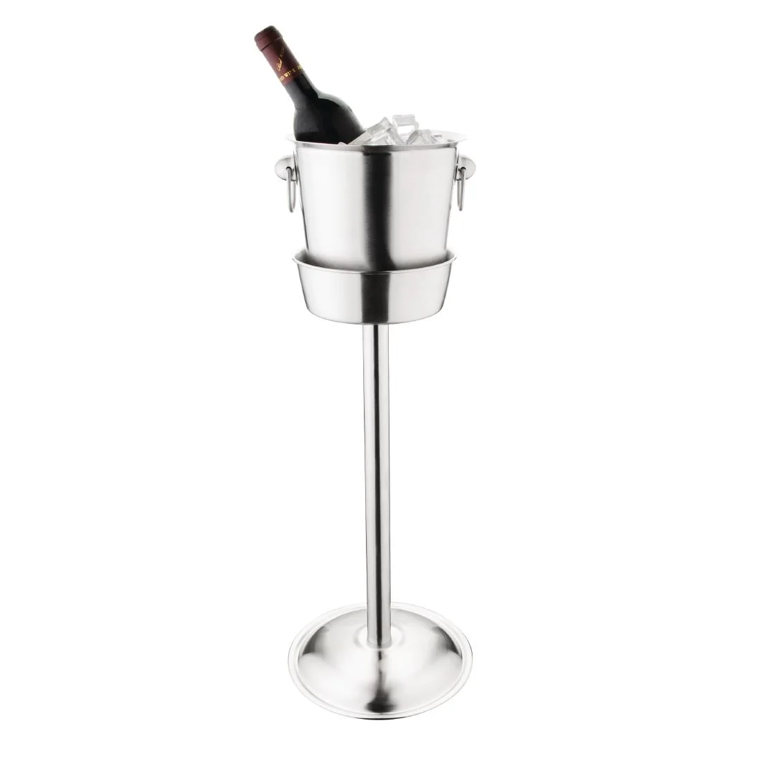 Olympia Brushed Stainless Steel Wine And Champagne Bucket - Image 5