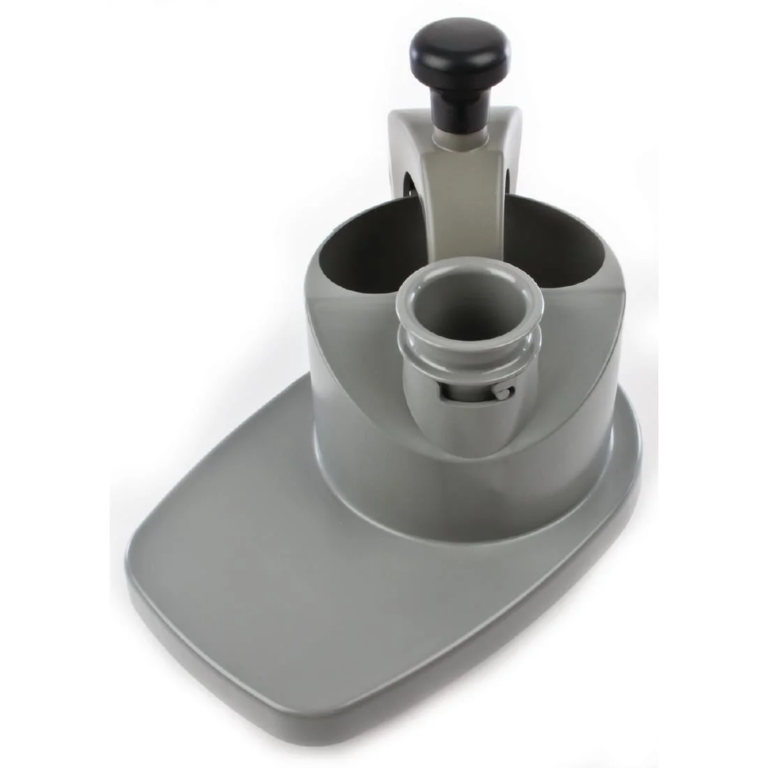 Robot Coupe Grey Rounded Feed Lid Assembly - Ref 117079