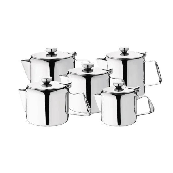 Olympia Concorde Teapot Stainless Steel 70oz