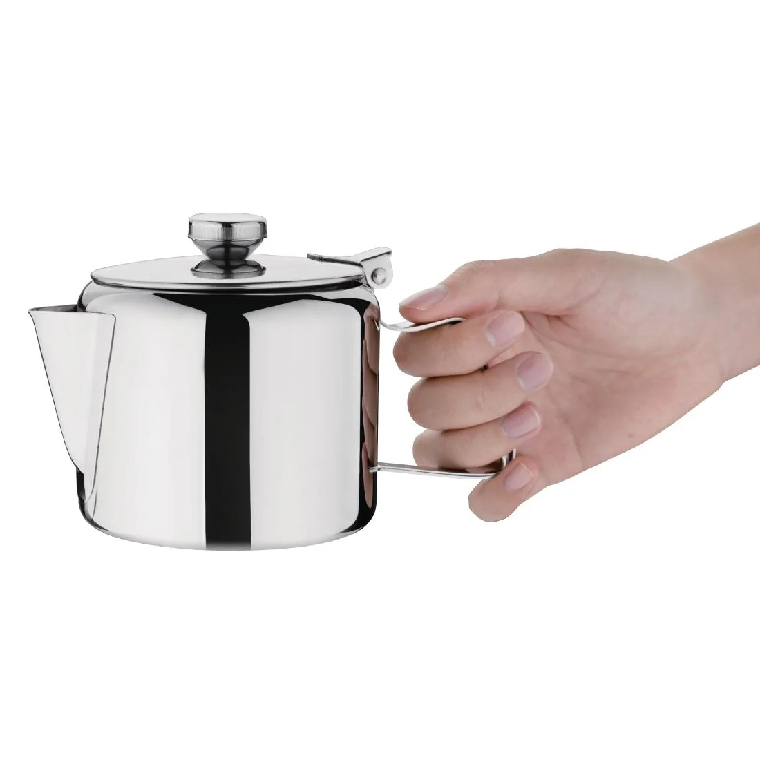Olympia Concorde Teapot Stainless Steel 20oz - Image 4