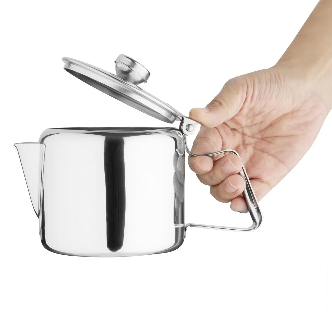 Olympia Concorde Teapot Stainless Steel 20oz - Image 5