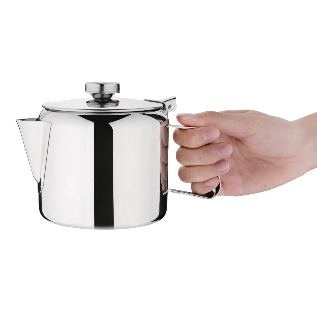 Olympia Concorde Teapot Stainless Steel 32oz - Image 4
