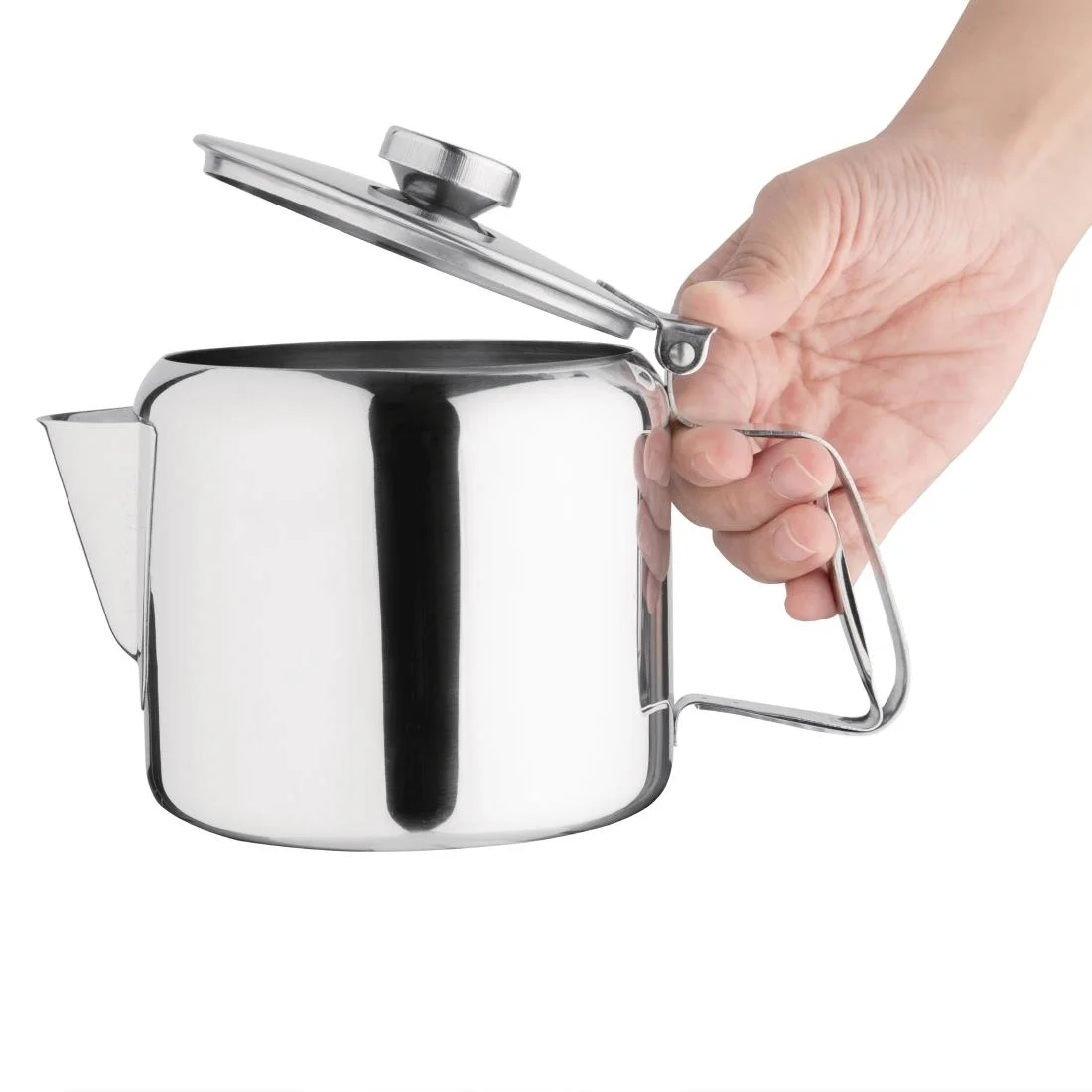 Olympia Concorde Teapot Stainless Steel 32oz - Image 5