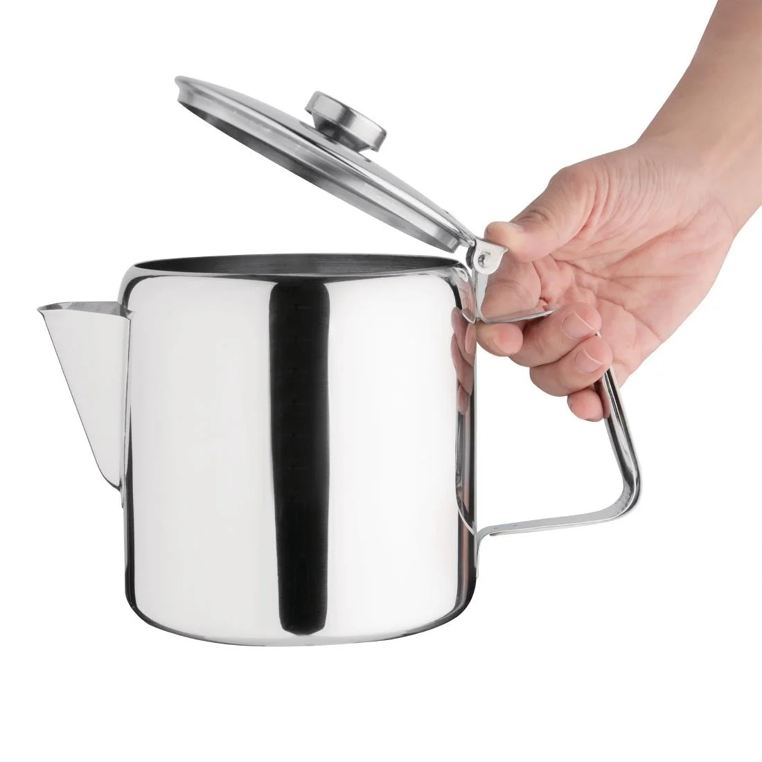 Olympia Concorde Teapot Stainless Steel 48oz - Image 5