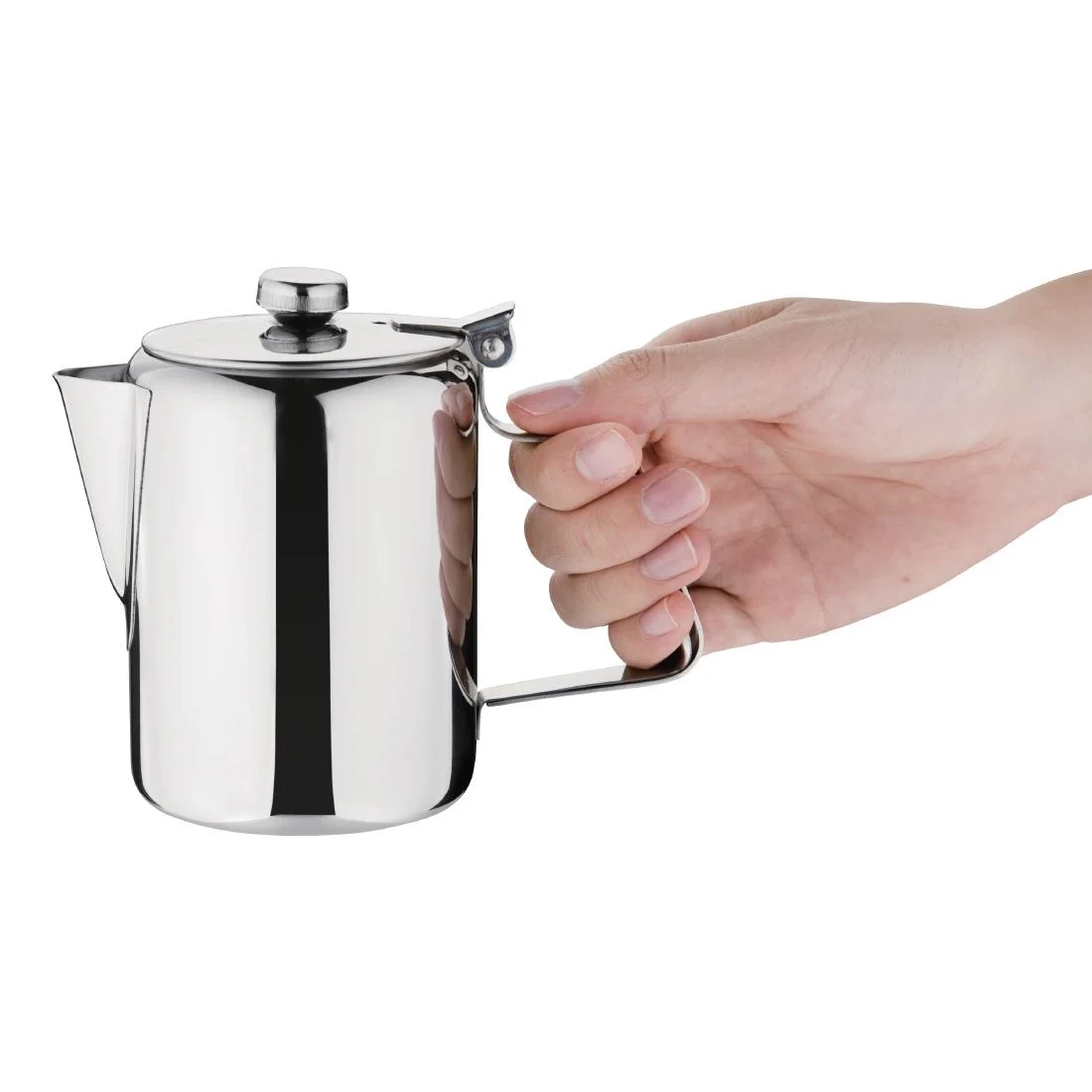 Olympia Concorde Coffee Pot Stainless Steel 16oz - Image 2