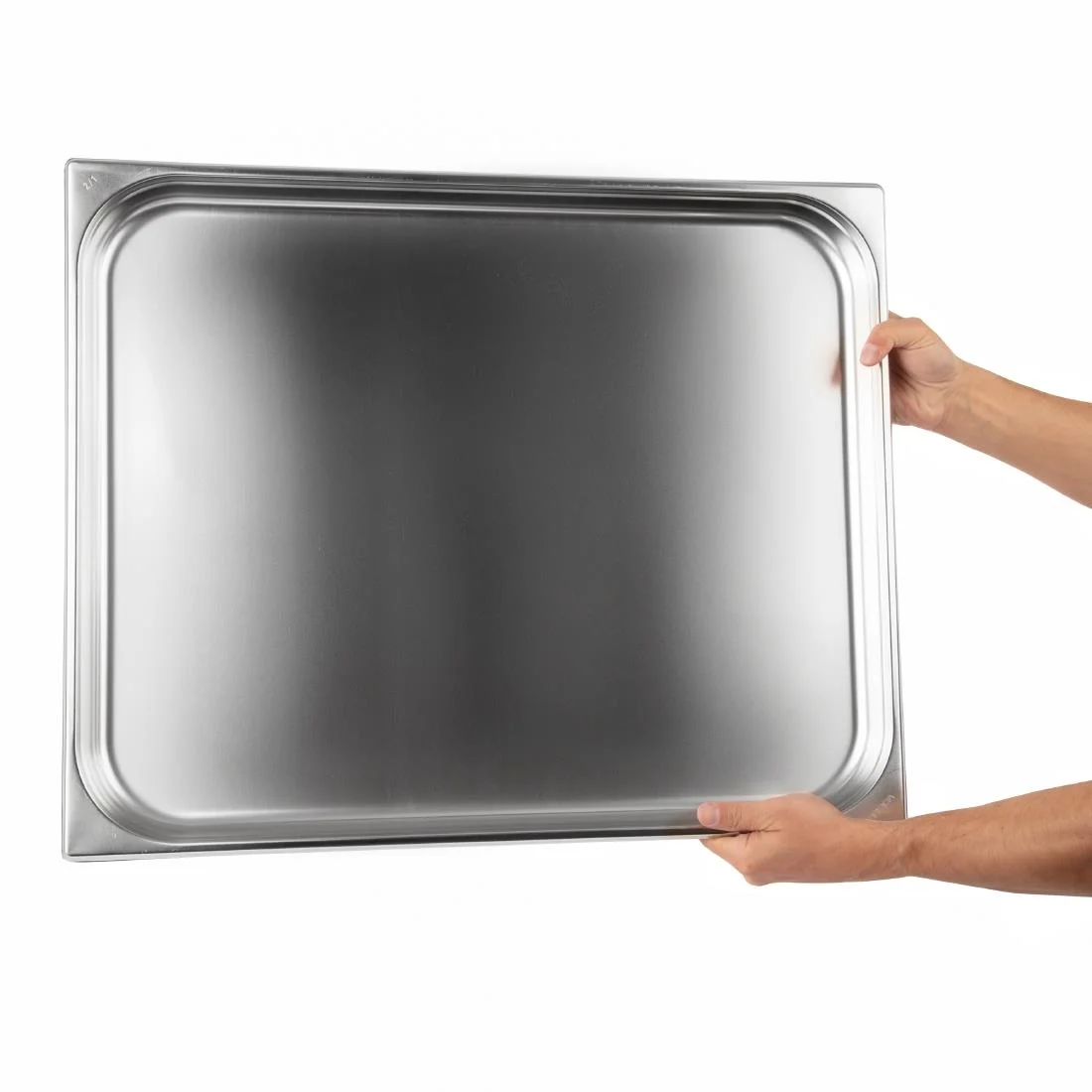 Vogue Stainless Steel 2/1 Double Size Gastronorm Pan 40mm - Image 6