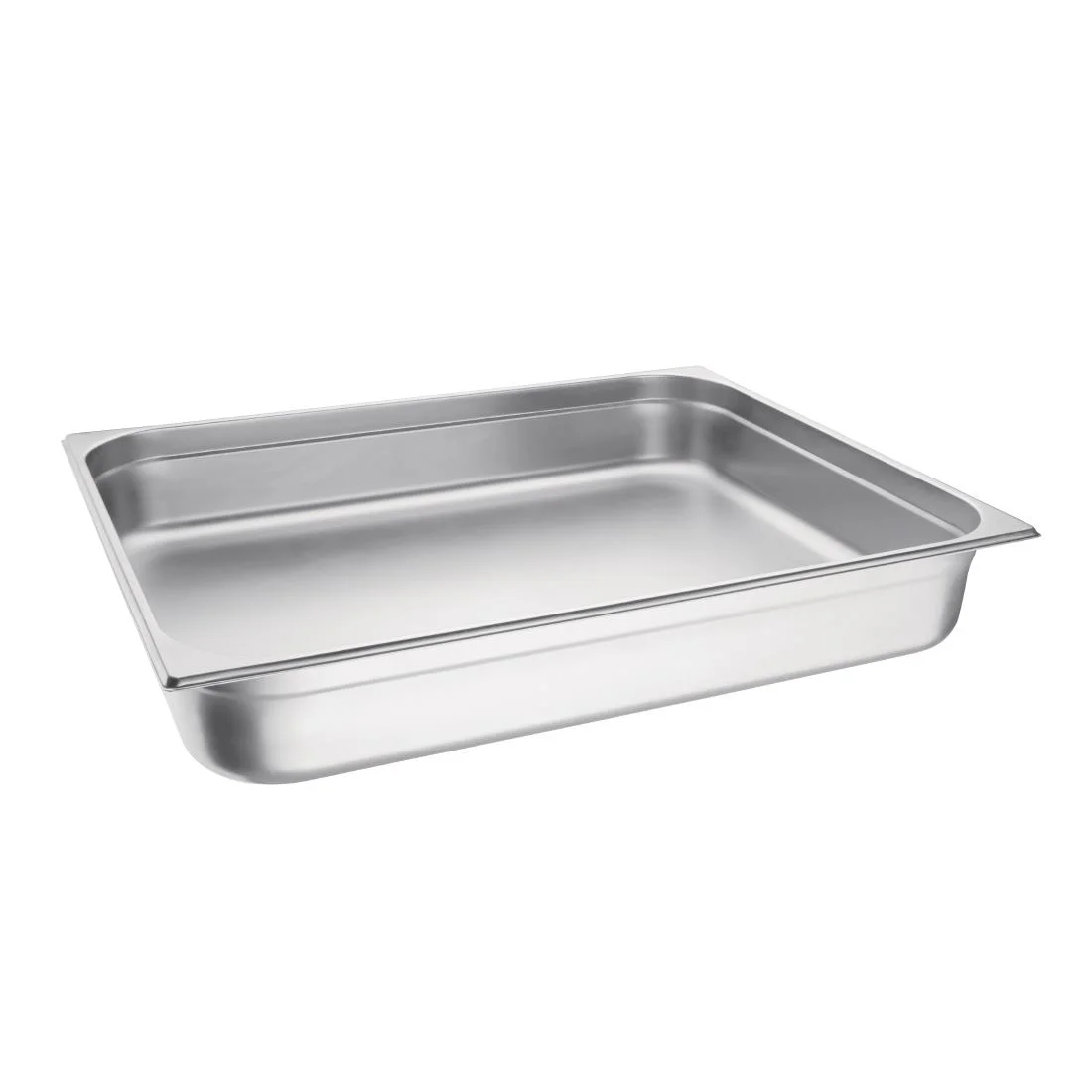 Vogue Stainless Steel 2/1 Double Size Gastronorm Pan 100mm