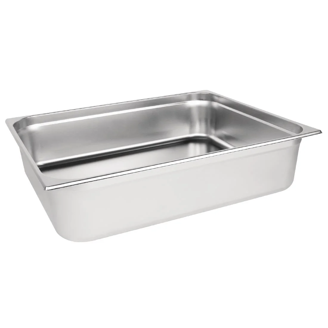 Vogue Stainless Steel 2/1 Double Size Gastronorm Pan 150mm - Image 1