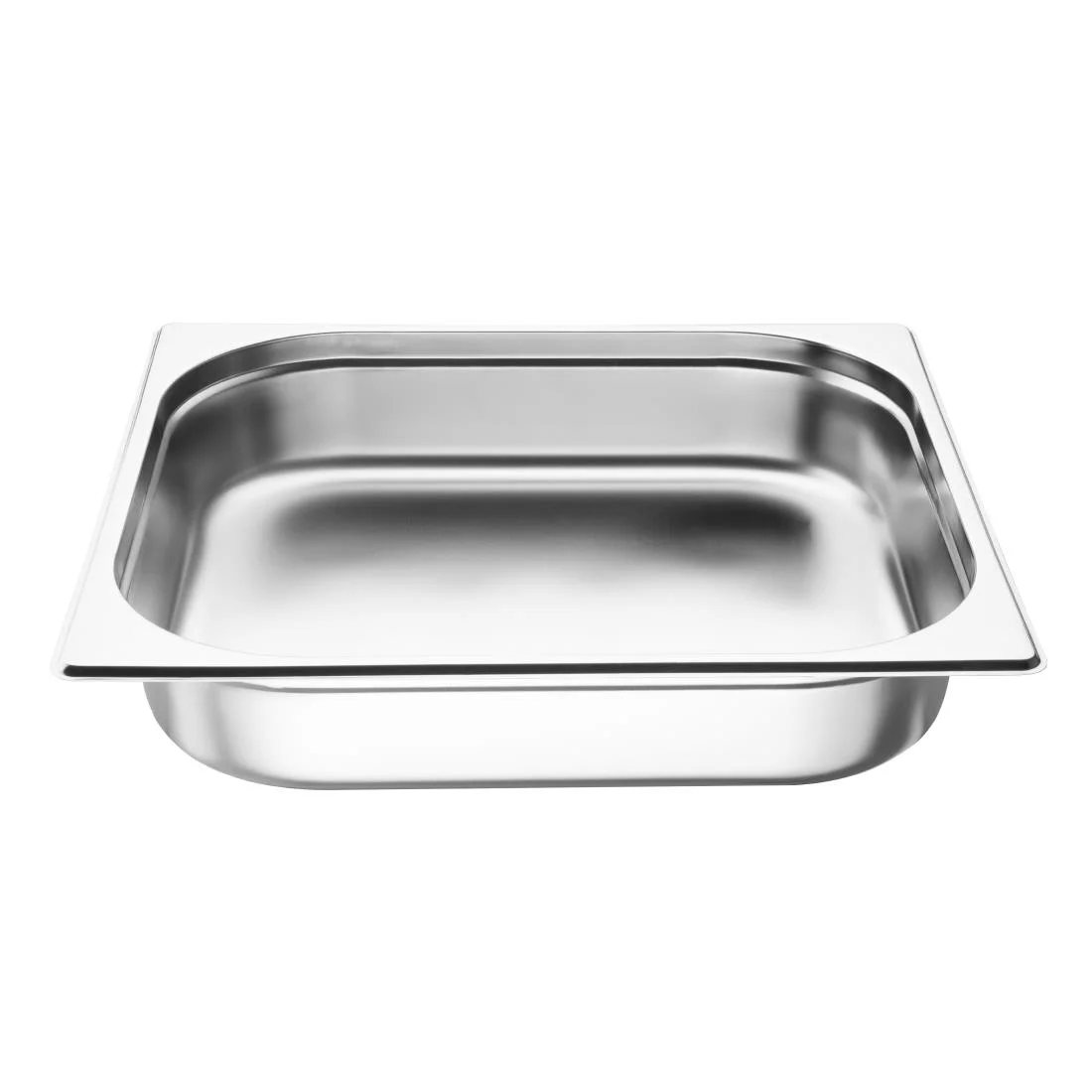 Vogue Stainless Steel 2/3 Gastronorm Pan 65mm - Image 4