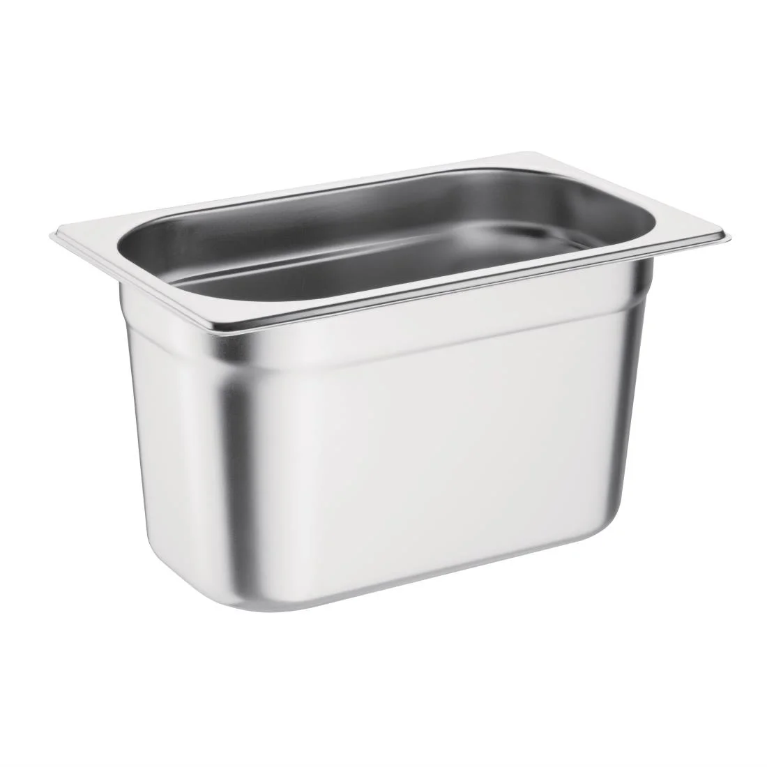 Vogue Stainless Steel 1/4 Gastronorm Pan 150mm - Image 1
