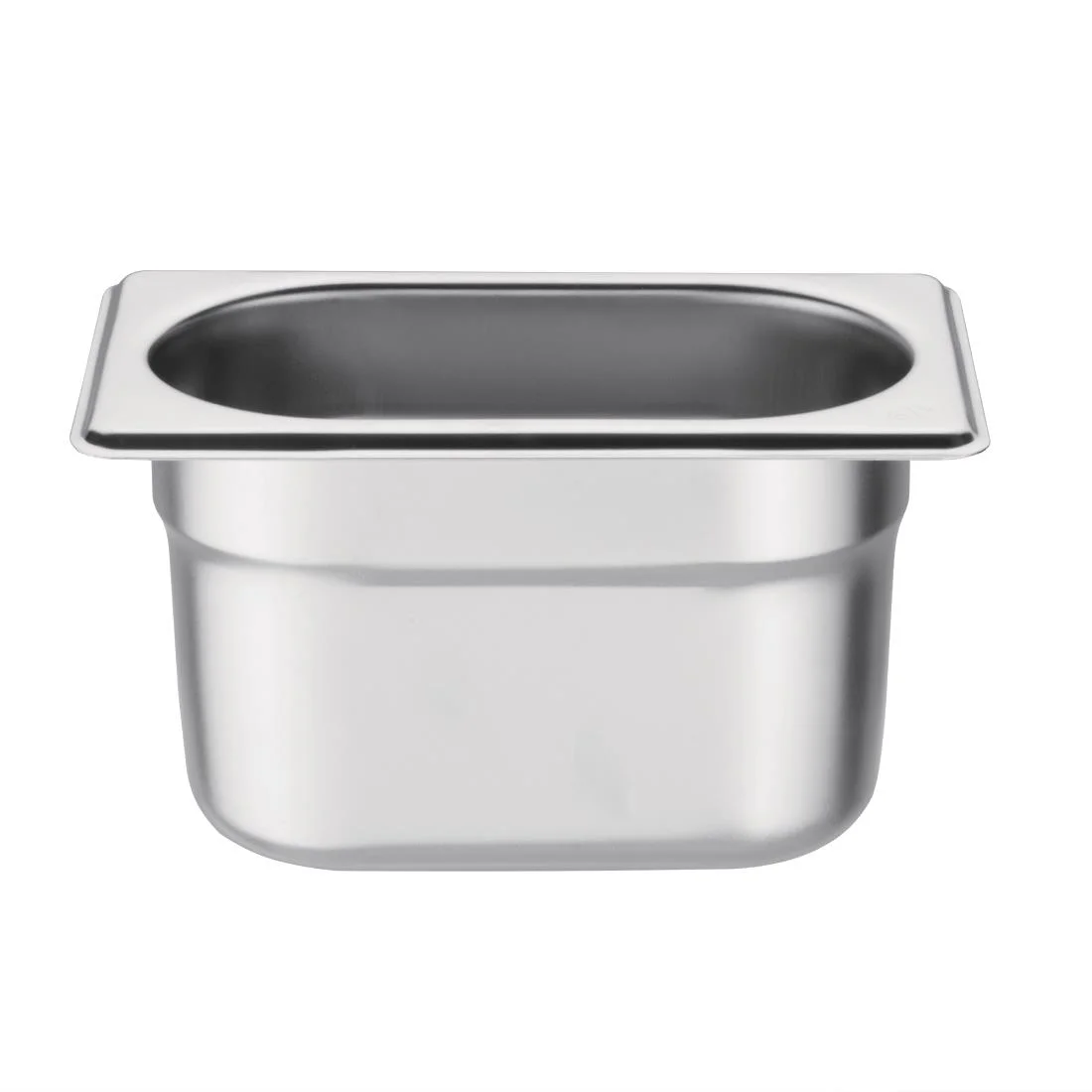 Vogue Stainless Steel 1/9 Gastronorm Pan 100mm - Image 4
