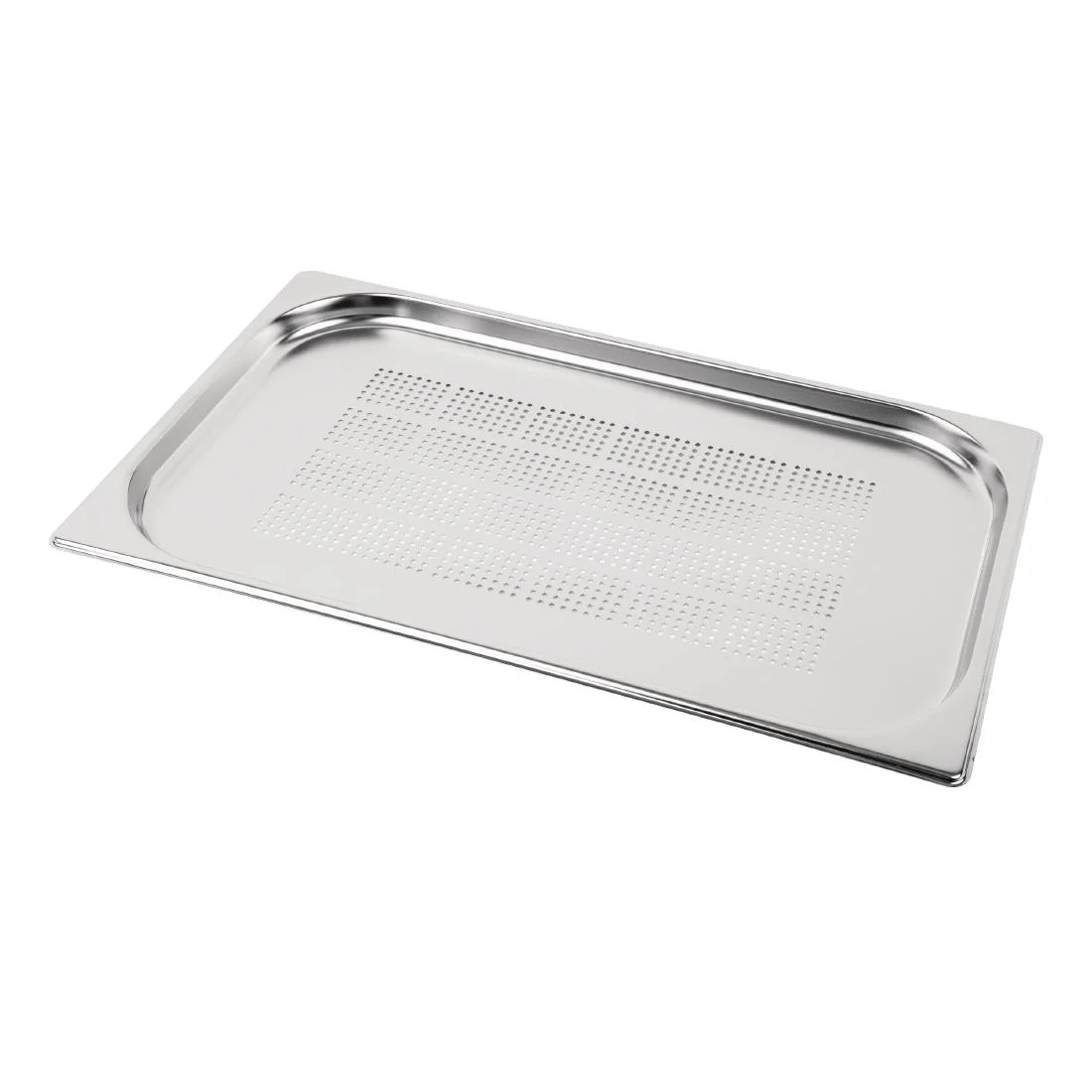 Vogue Stainless Steel Perforated 1/1 Gastronorm Pan 20mm - Image 4