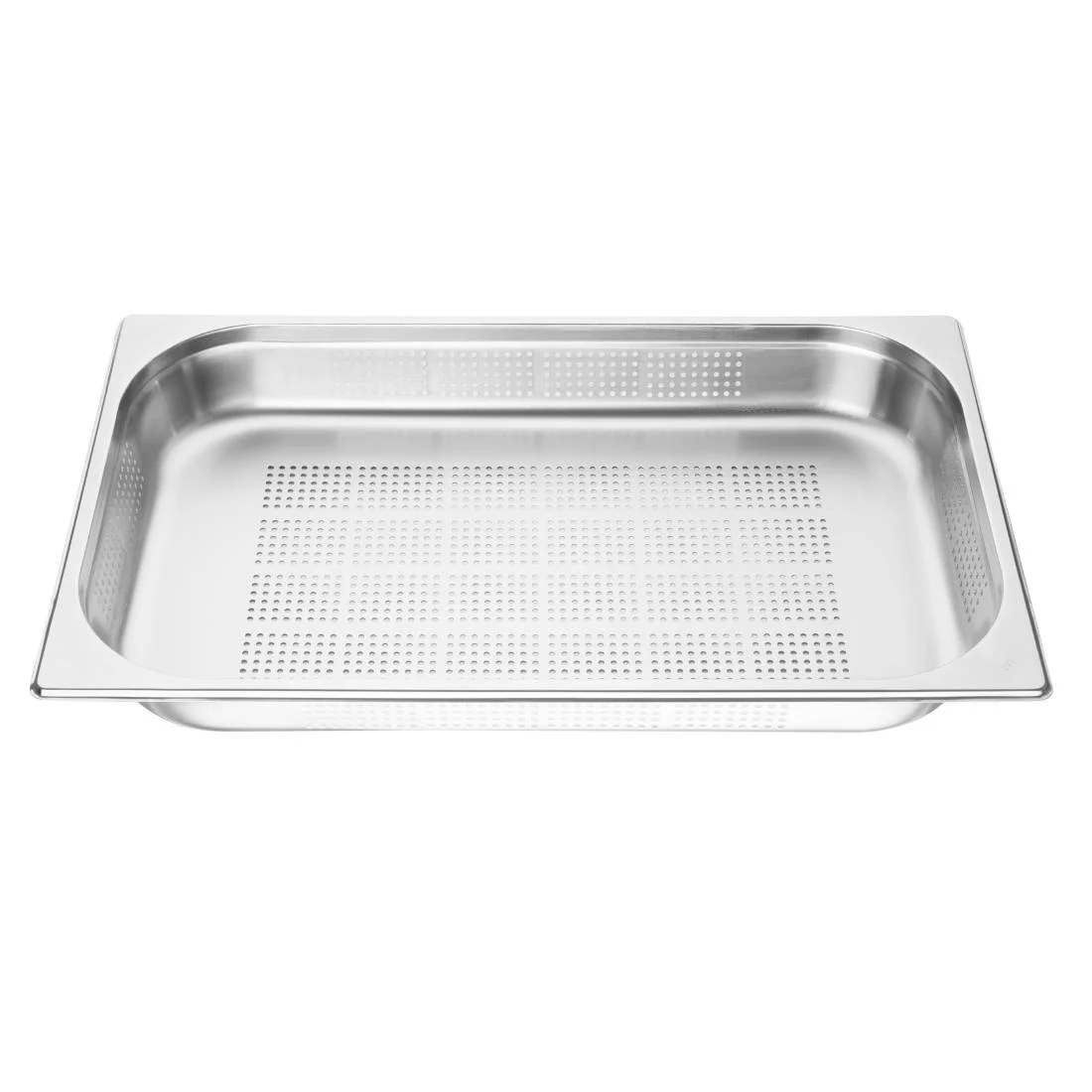 Vogue Stainless Steel Perforated 1/1 Gastronorm Pan 65mm - Image 4