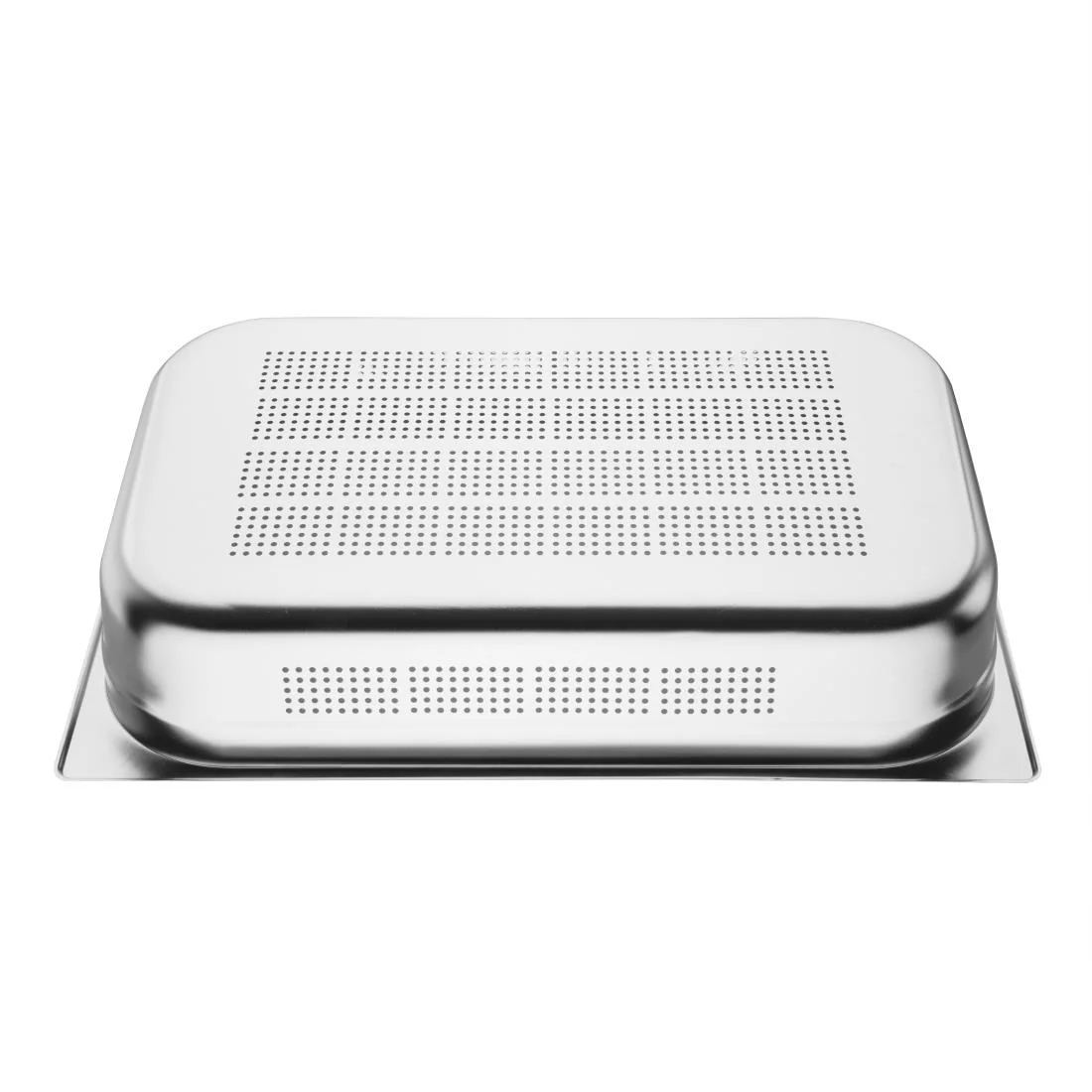 Vogue Stainless Steel Perforated 1/1 Gastronorm Pan 100mm - Image 7