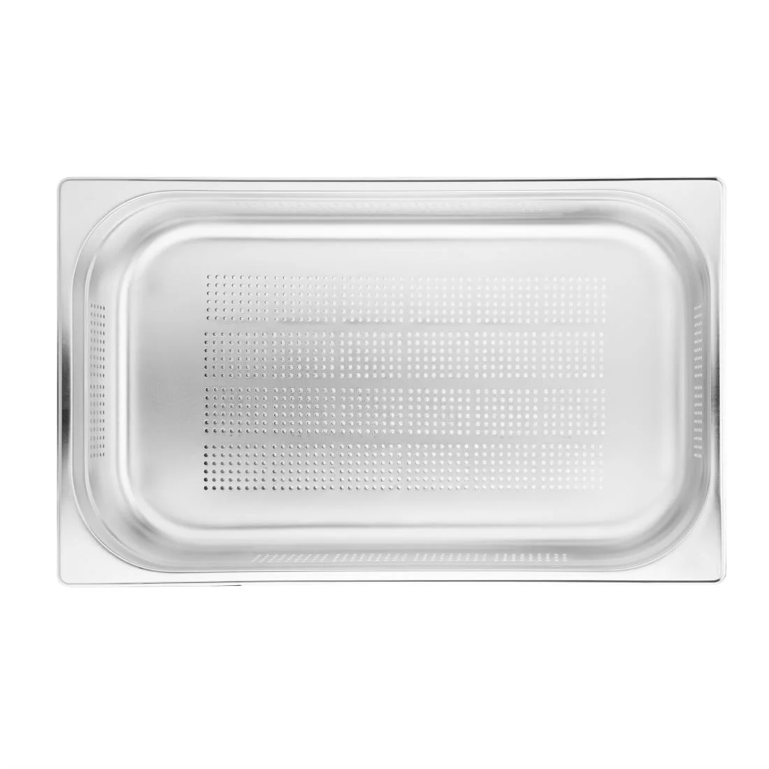 Vogue Stainless Steel Perforated 1/1 Gastronorm Pan 100mm - Image 8