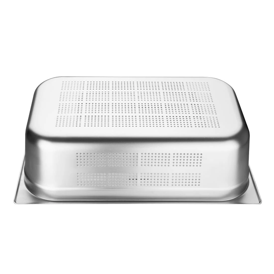 Vogue Stainless Steel Perforated 1/1 Gastronorm Pan 150mm - Image 6
