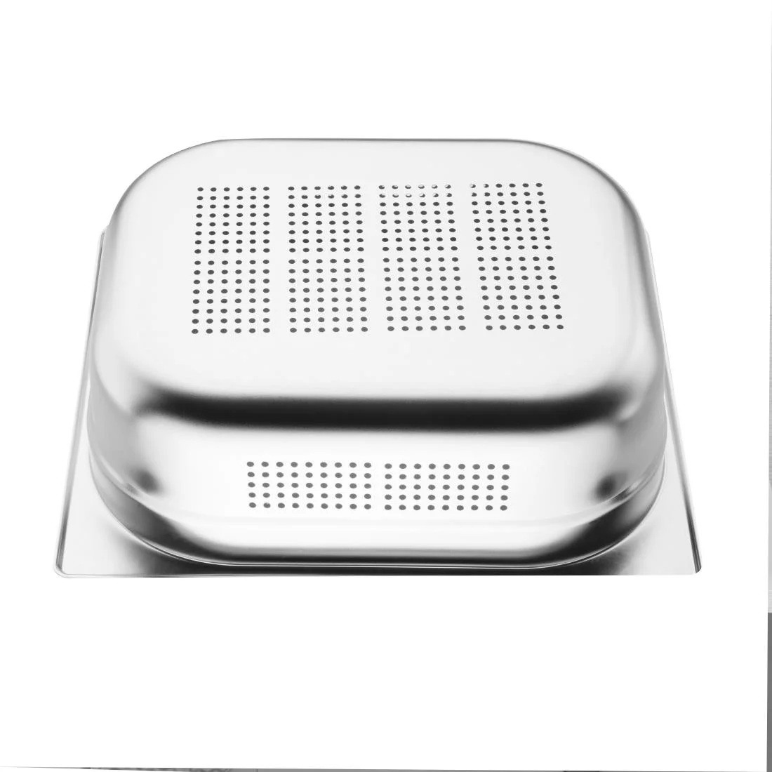Vogue Stainless Steel Perforated 1/2 Gastronorm Pan 100mm - Image 7