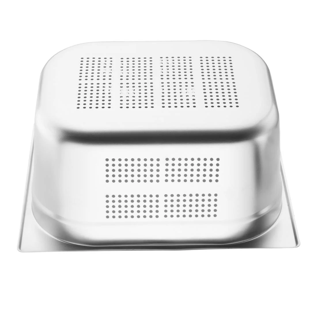 Vogue Stainless Steel Perforated 1/2 Gastronorm Pan 150mm - Image 7