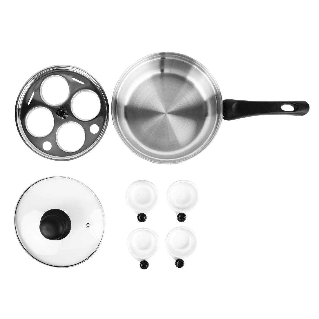Vogue Aluminium Egg Poacher 200mm