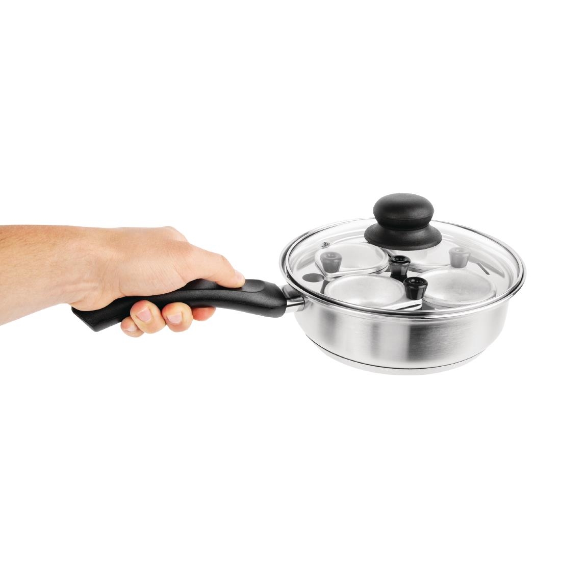 Vogue Aluminium Egg Poacher 200mm