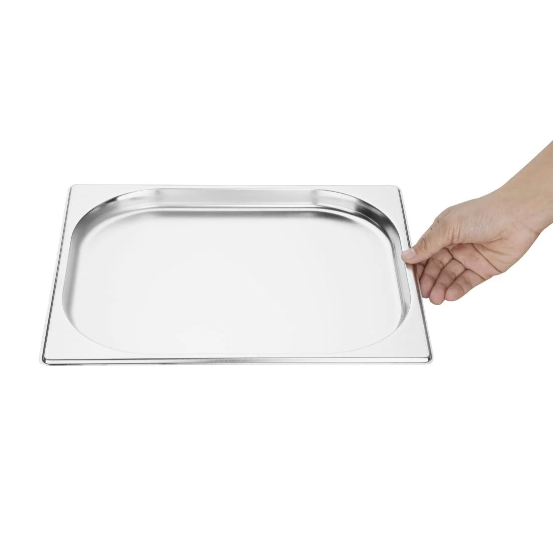 Vogue Stainless Steel 1/2 Gastronorm Pan 20mm - Image 5