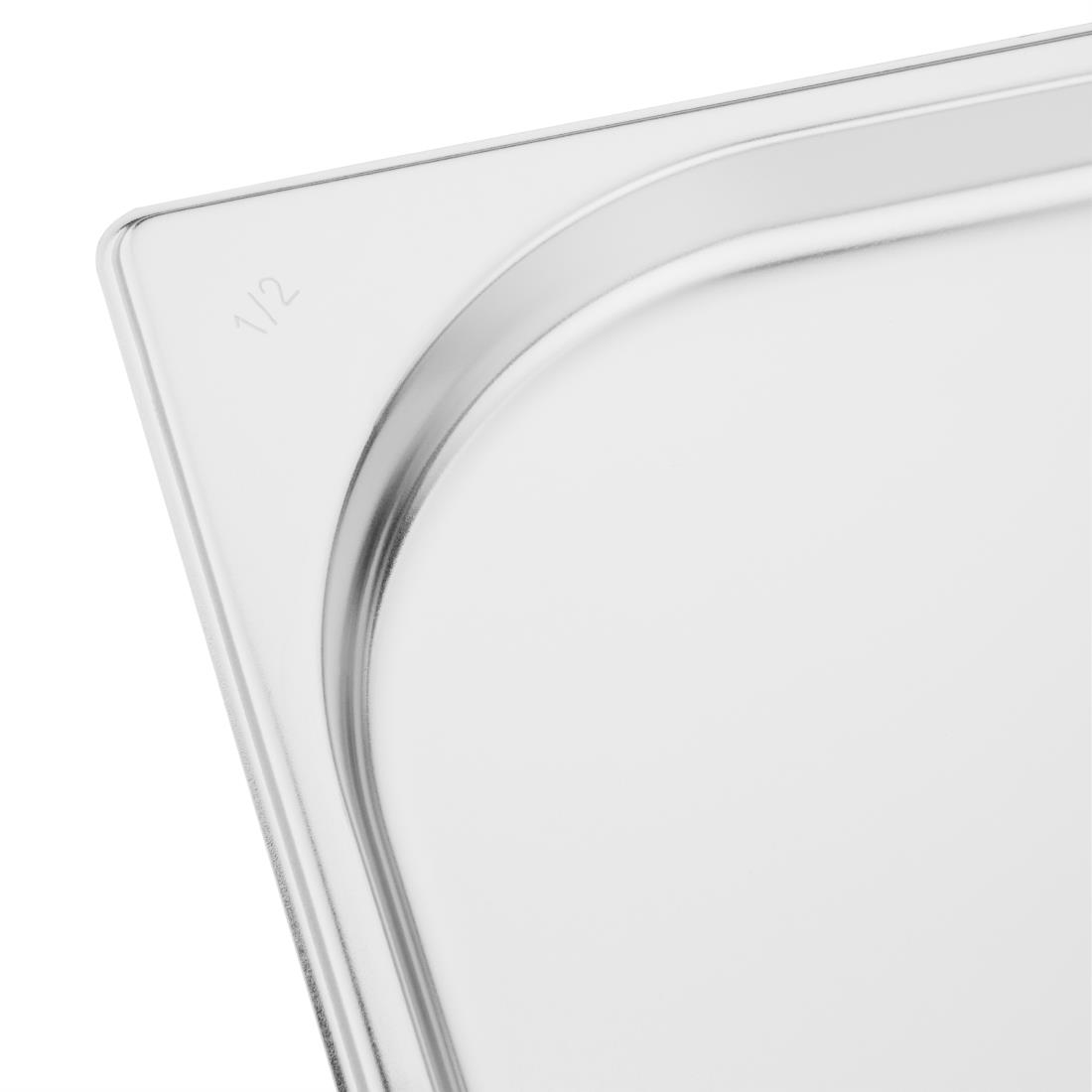 Vogue Stainless Steel 1/2 Gastronorm Pan 20mm