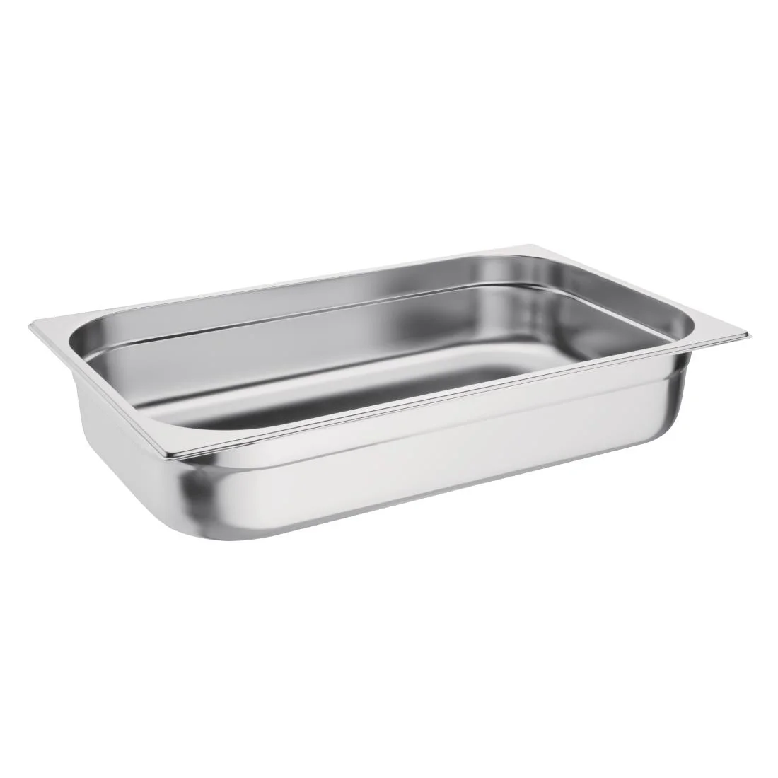 Vogue Stainless Steel 1/1 Gastronorm Pan 100mm