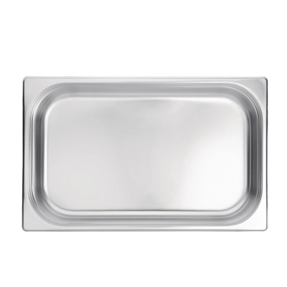 Vogue Stainless Steel 1/1 Gastronorm Pan 100mm - Image 7