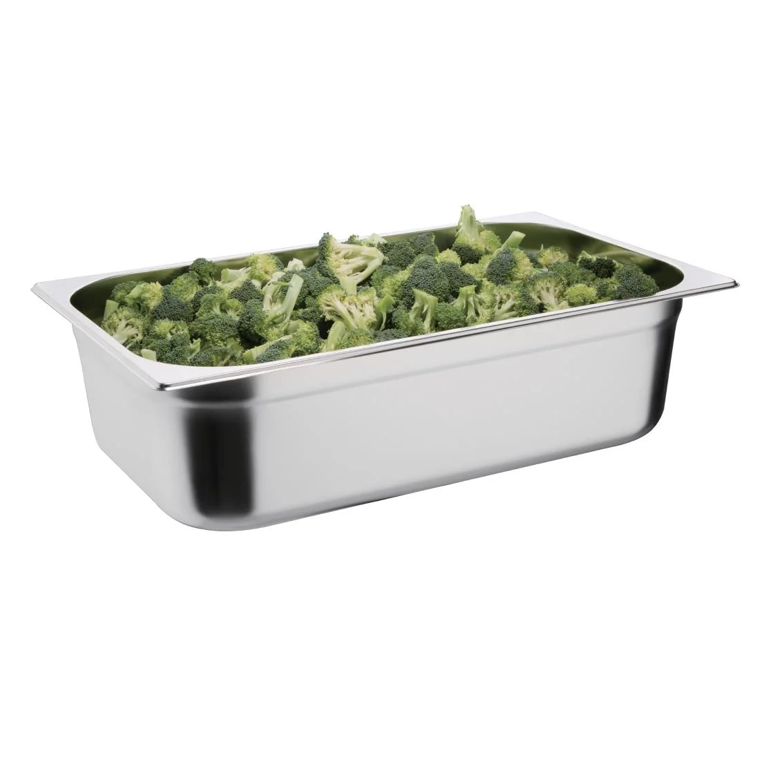 Vogue Stainless Steel 1/1 Gastronorm Pan 150mm - Image 8