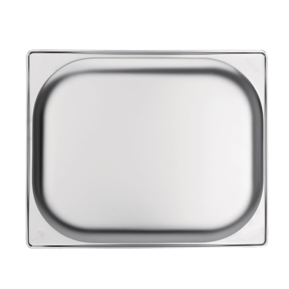 Vogue Stainless Steel 1/2 Gastronorm Pan 100mm