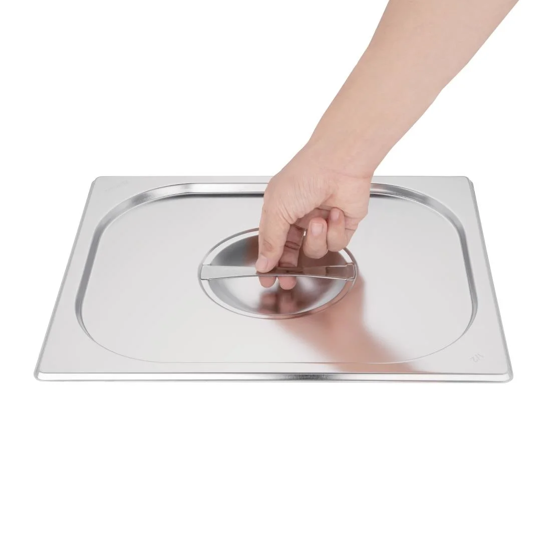 Vogue Stainless Steel 1/2 Gastronorm Lid - Image 3
