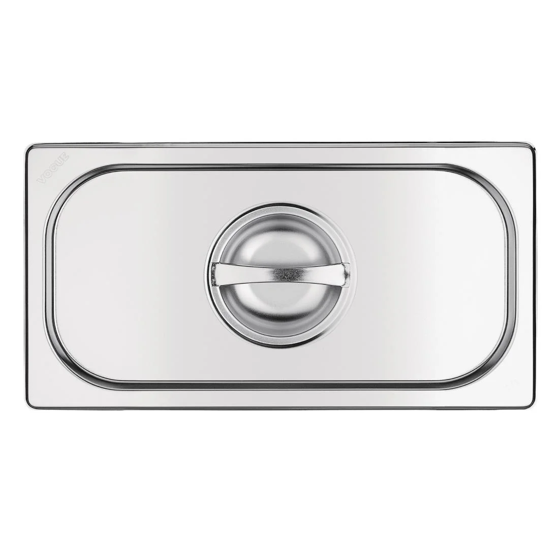 Vogue Stainless Steel 1/3 Gastronorm Lid - Image 2